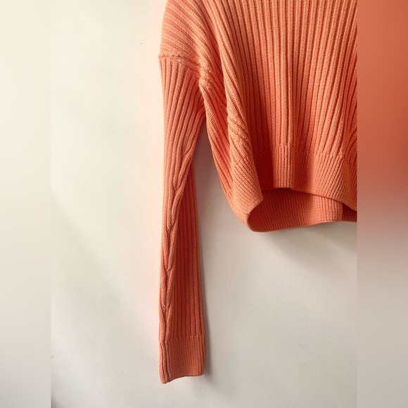 Vestique Peach Ribbed Knit Sweater NWT - Picture 6 of 10